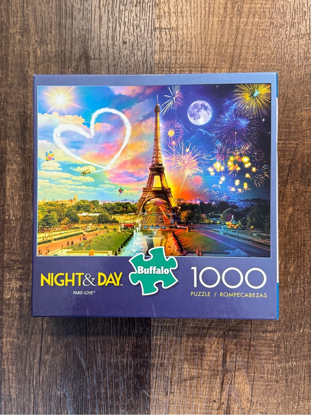 Buffalo David Bitton Night & Day Paris Love Puzzle - Blue & Multicolor